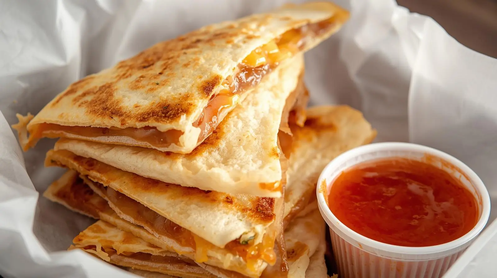 Cheesy Quesadilla at Zesty Bites - Mexican food in Sherwood Park, AB